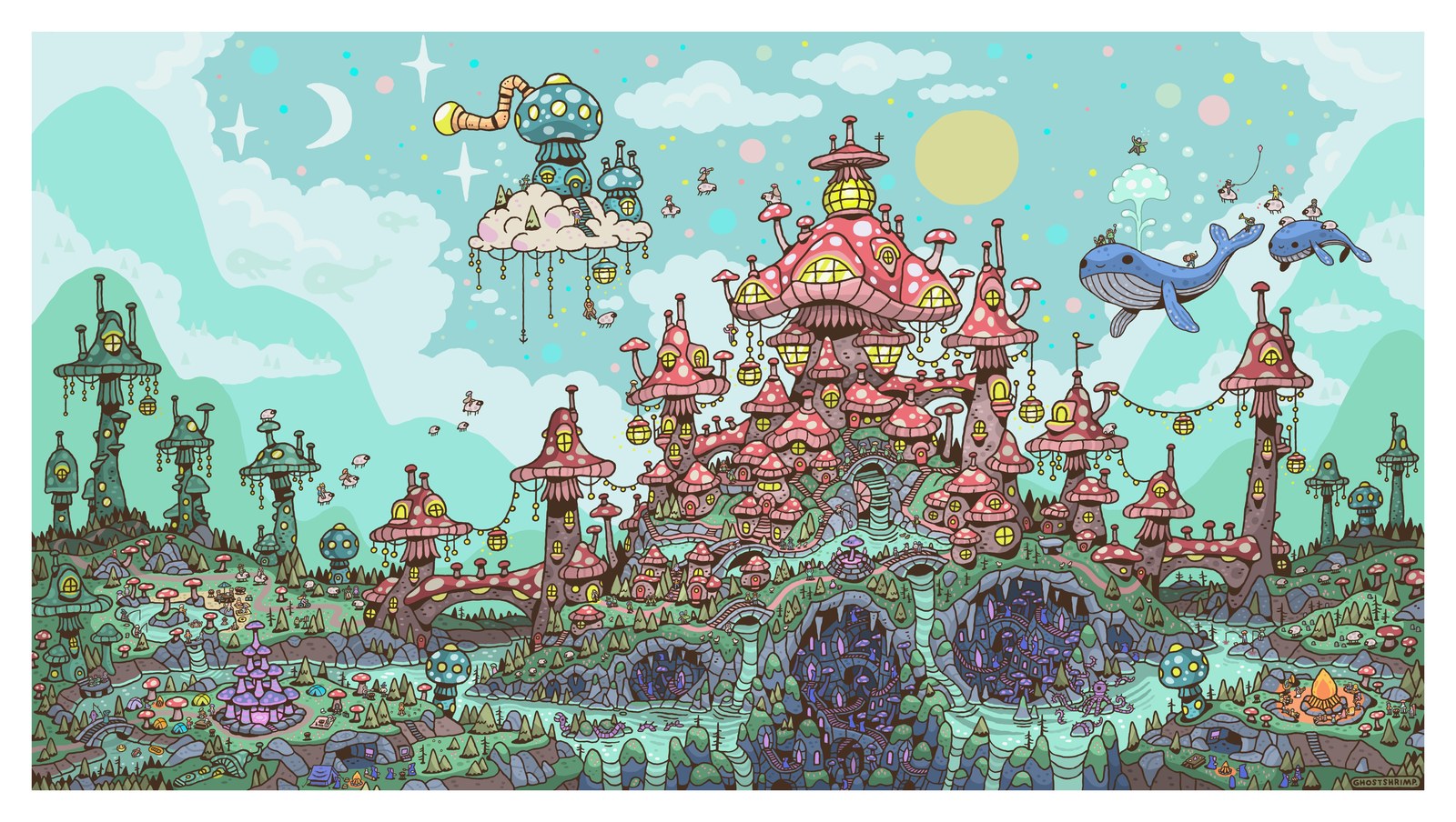 Sample work in the style of Ghostshrimp