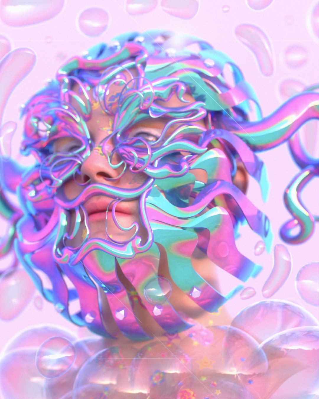 Sample work in the style of Clara Bacou