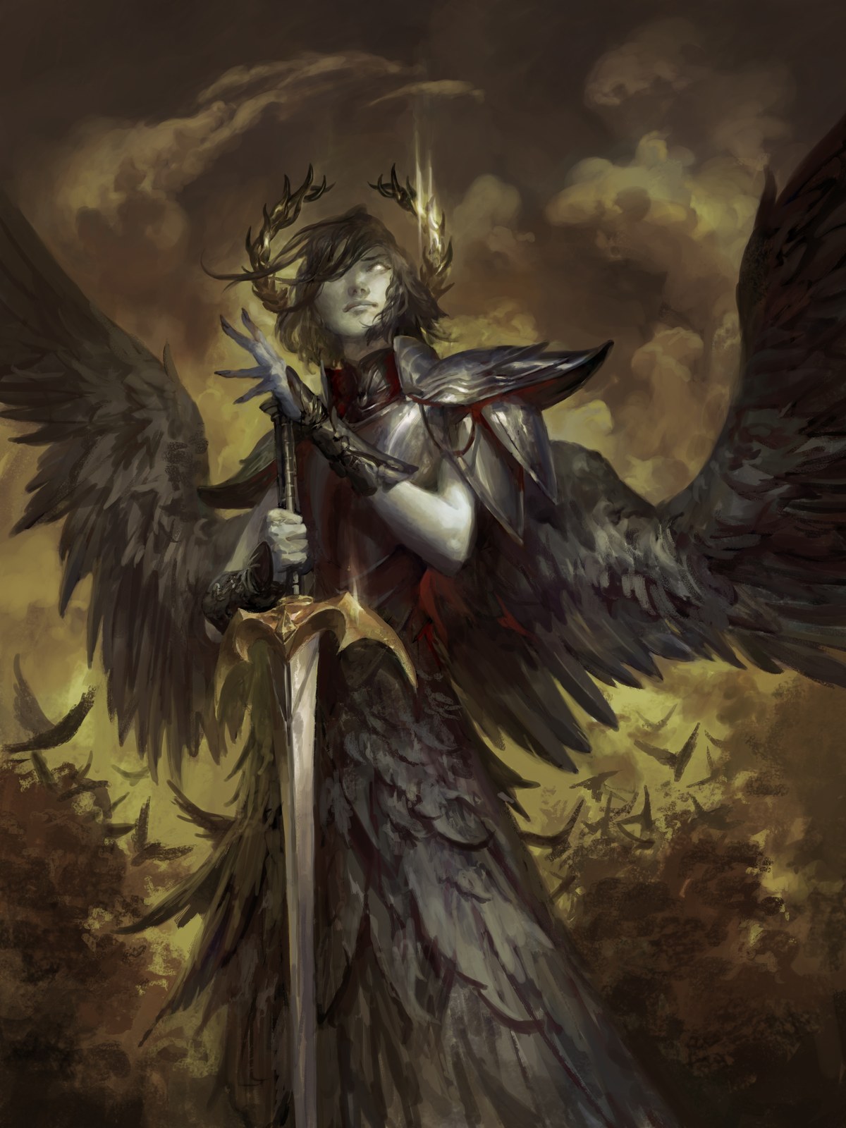 Sample work in the style of Peter Mohrbacher